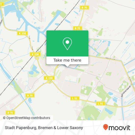Карта Stadt Papenburg