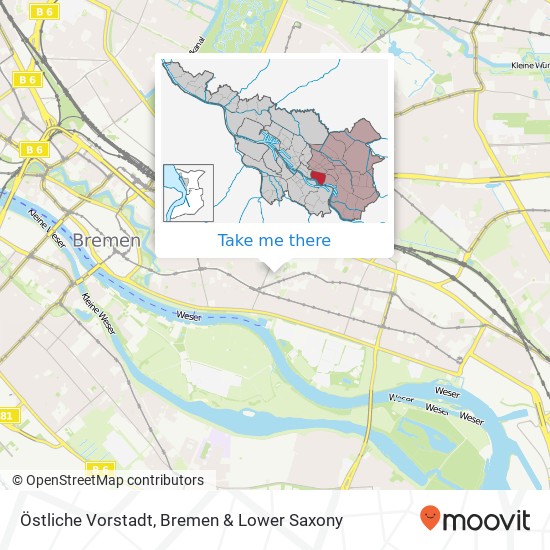 Östliche Vorstadt map