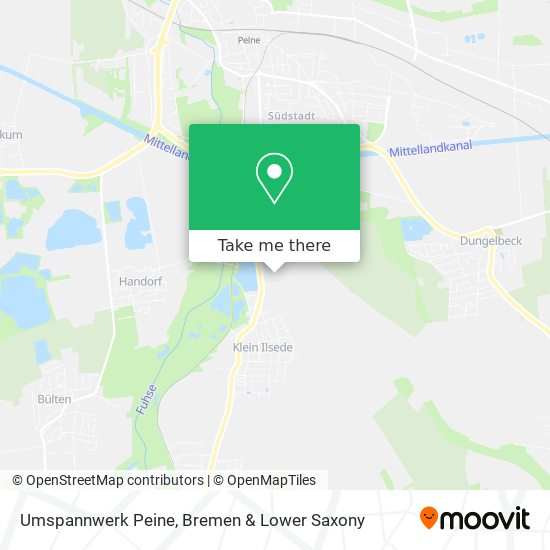 Umspannwerk Peine map