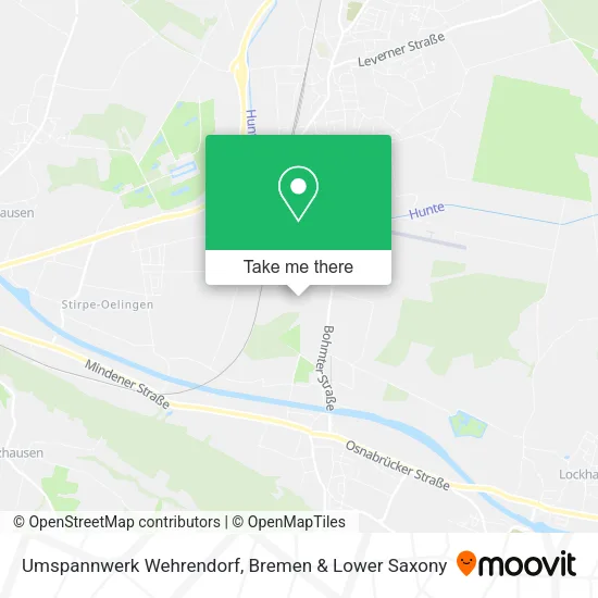 Карта Umspannwerk Wehrendorf