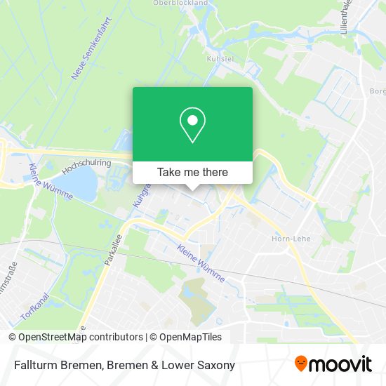 Fallturm Bremen map