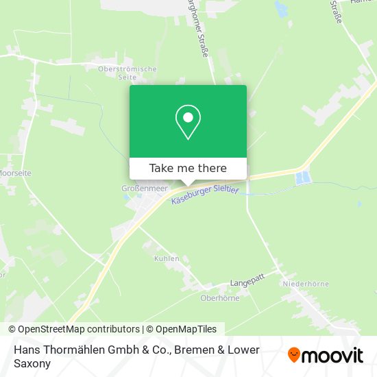 Hans Thormählen Gmbh & Co. map