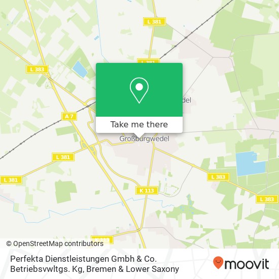 Perfekta Dienstleistungen Gmbh & Co. Betriebsvwltgs. Kg map