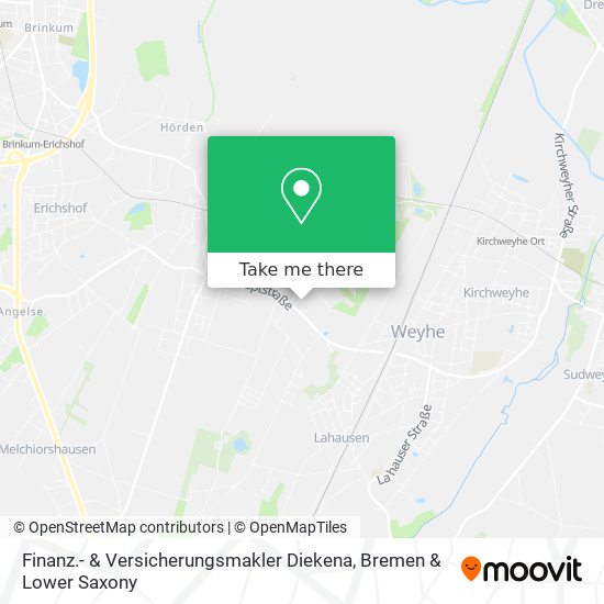 Finanz.- & Versicherungsmakler Diekena map