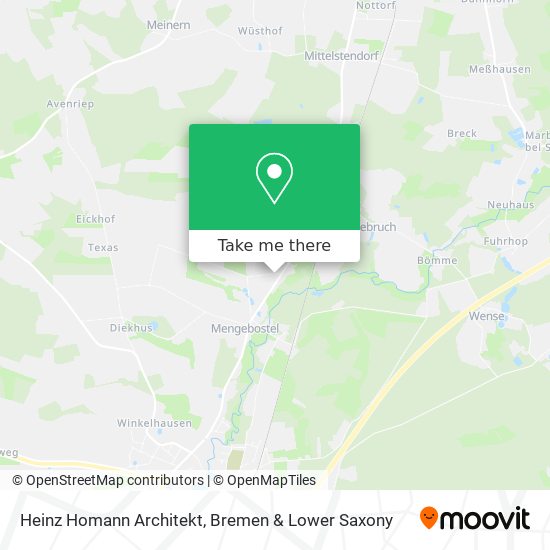 Heinz Homann Architekt map