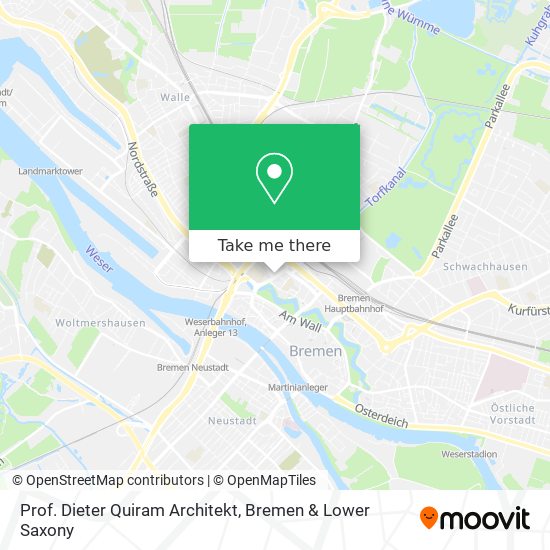 Prof. Dieter Quiram Architekt map