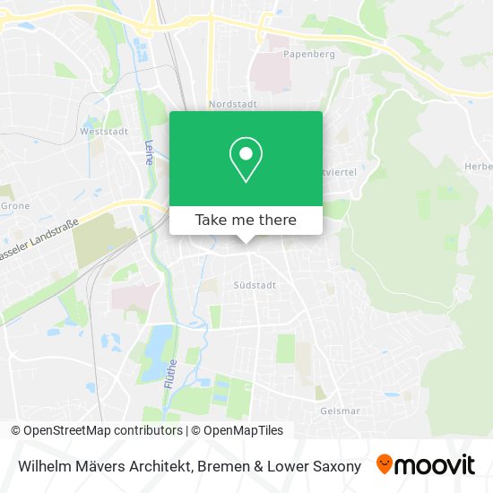 Wilhelm Mävers Architekt map