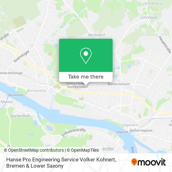 Hanse Pro Engineering Service Volker Kohnert map