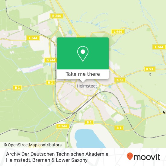 Archiv Der Deutschen Technischen Akademie Helmstedt map