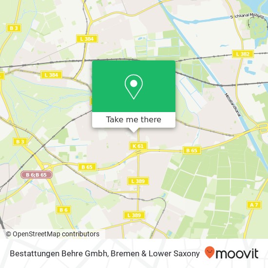 Bestattungen Behre Gmbh map