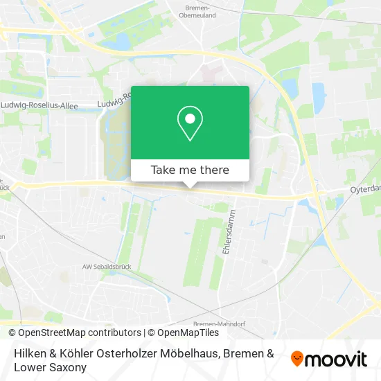Карта Hilken & Köhler Osterholzer Möbelhaus