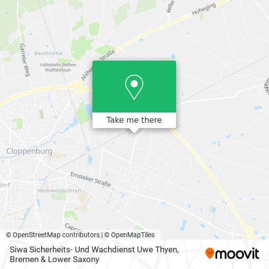 Siwa Sicherheits- Und Wachdienst Uwe Thyen map