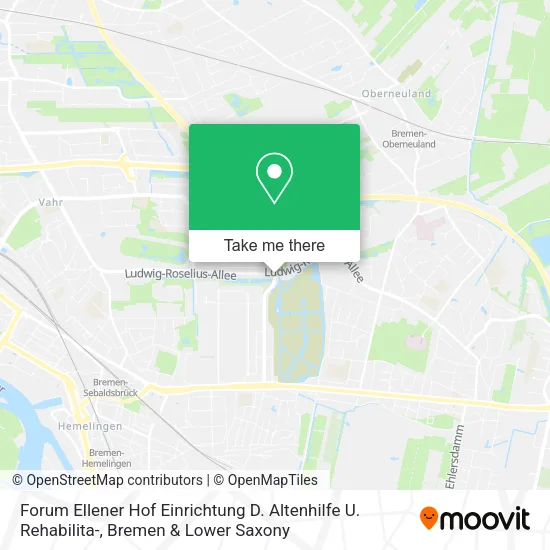 Карта Forum Ellener Hof Einrichtung D. Altenhilfe U. Rehabilita-