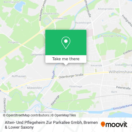 Alten- Und Pflegeheim Zur Parkallee Gmbh map