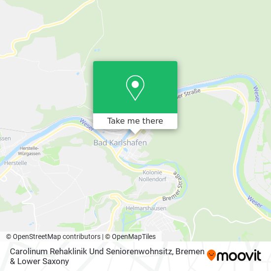 Carolinum Rehaklinik Und Seniorenwohnsitz map