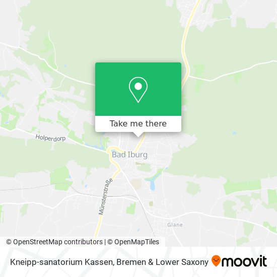 Kneipp-sanatorium Kassen map