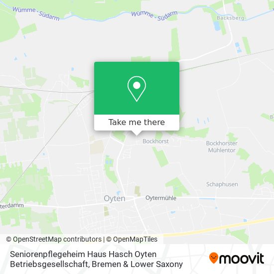 Seniorenpflegeheim Haus Hasch Oyten Betriebsgesellschaft map