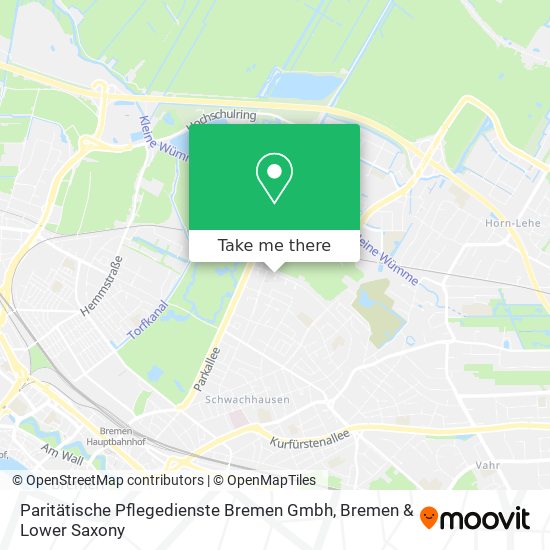 Paritätische Pflegedienste Bremen Gmbh map