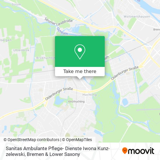 Sanitas Ambulante Pflege- Dienste Iwona Kunz-zelewski map