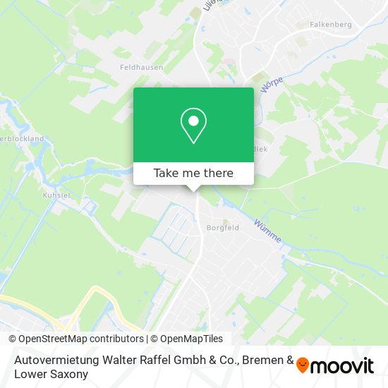 Autovermietung Walter Raffel Gmbh & Co. map