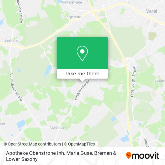 Apotheke Obenstrohe Inh. Maria Guse map