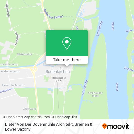 Dieter Von Der Dovenmühle Architekt map