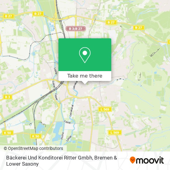 Bäckerei Und Konditorei Ritter Gmbh map