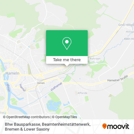 Bhw Bausparkasse, Beamtenheimstättenwerk map