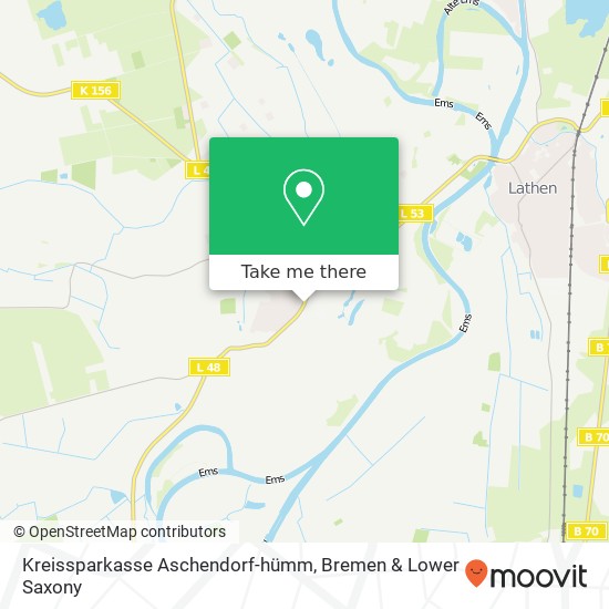 Kreissparkasse Aschendorf-hümm map
