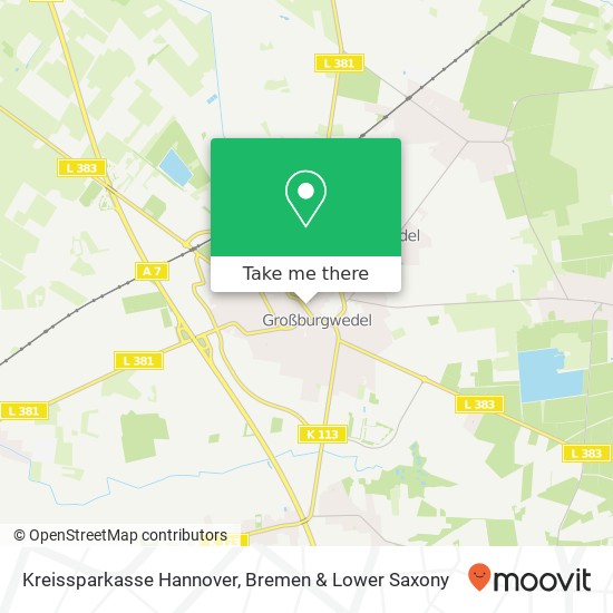 Kreissparkasse Hannover map