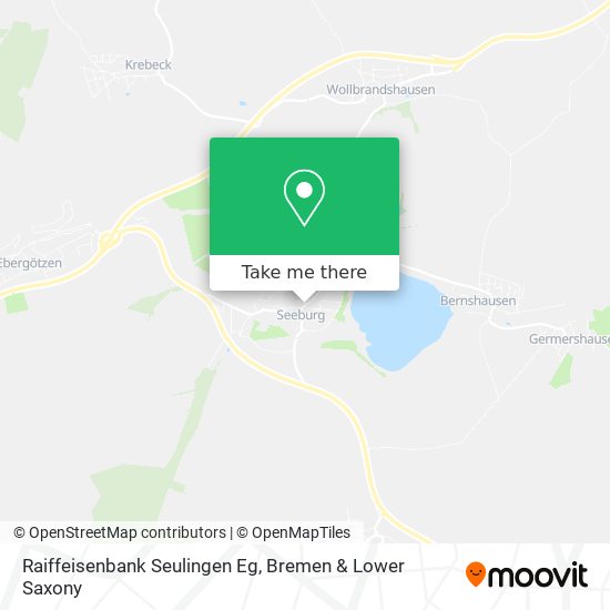 Raiffeisenbank Seulingen Eg map