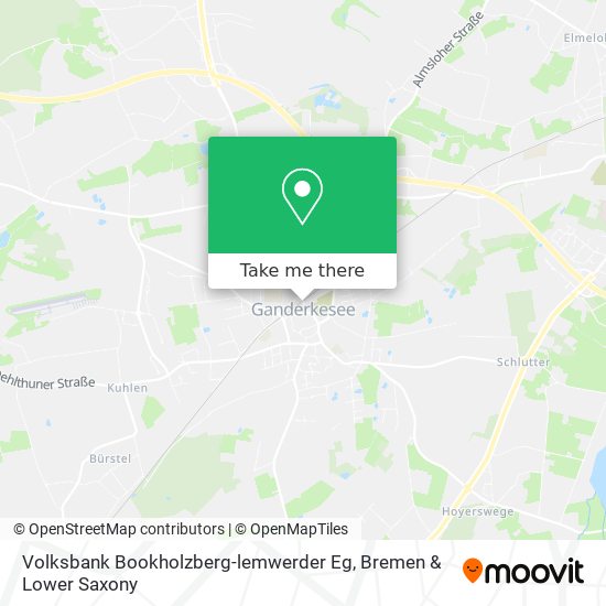 Volksbank Bookholzberg-lemwerder Eg map