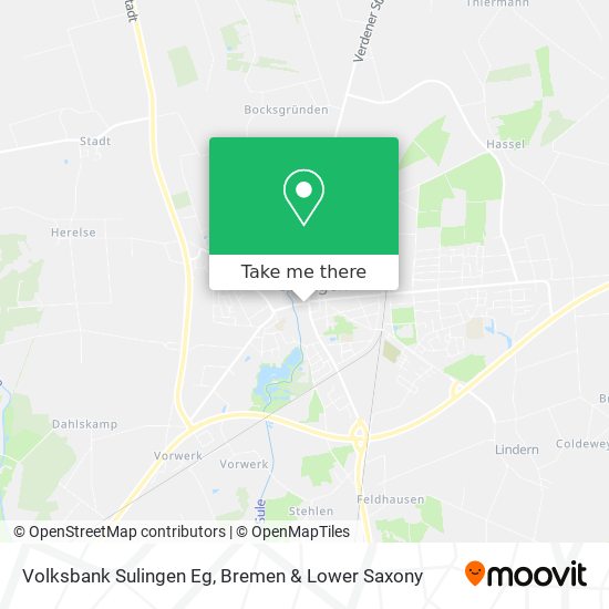 Volksbank Sulingen Eg map