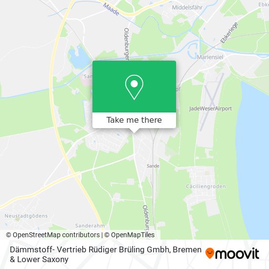 Dämmstoff- Vertrieb Rüdiger Brüling Gmbh map
