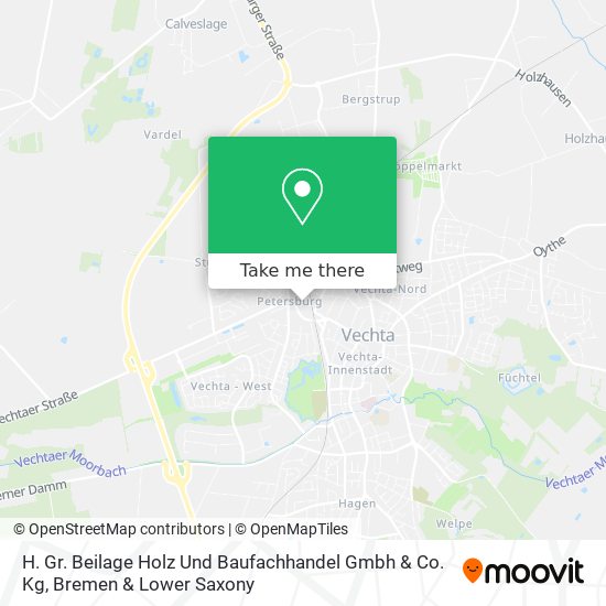 H. Gr. Beilage Holz Und Baufachhandel Gmbh & Co. Kg map