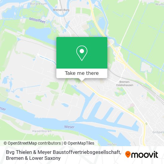 Карта Bvg Thielen & Meyer Baustoffvertriebsgesellschaft