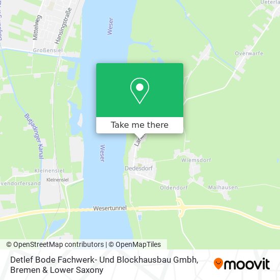 Detlef Bode Fachwerk- Und Blockhausbau Gmbh map
