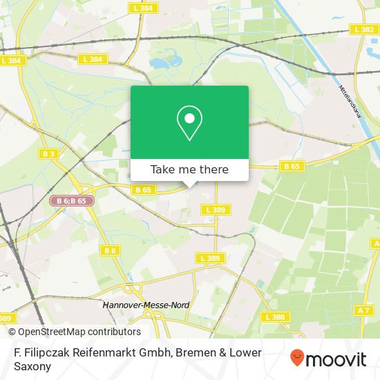 Карта F. Filipczak Reifenmarkt Gmbh