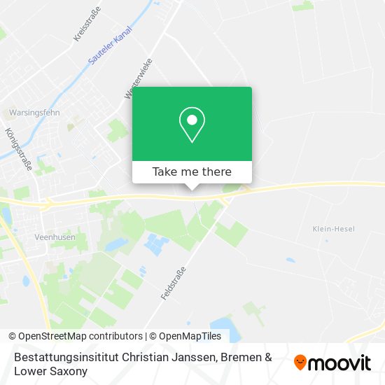 Bestattungsinsititut Christian Janssen map