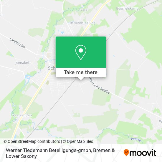 Werner Tiedemann Beteiligungs-gmbh map