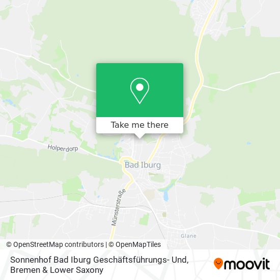 Sonnenhof Bad Iburg Geschäftsführungs- Und map