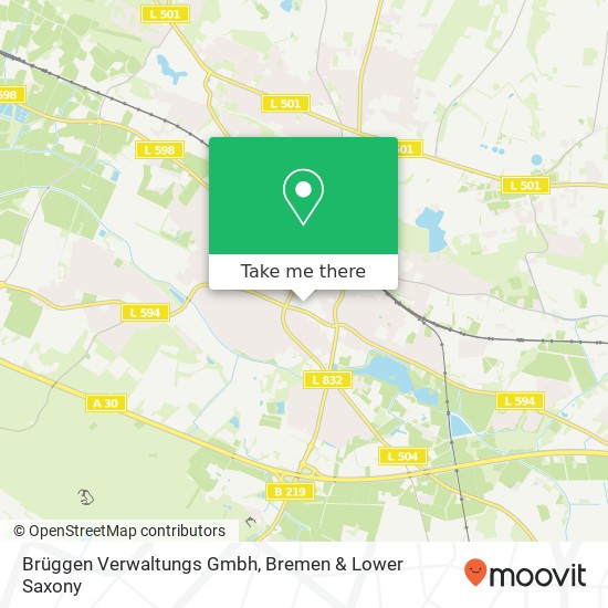 Карта Brüggen Verwaltungs Gmbh