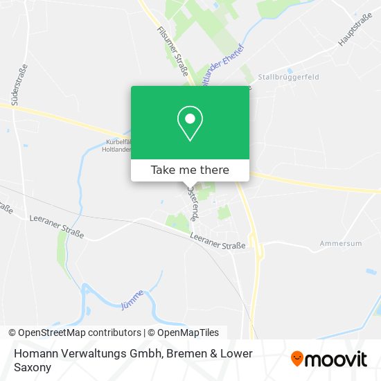 Homann Verwaltungs Gmbh map