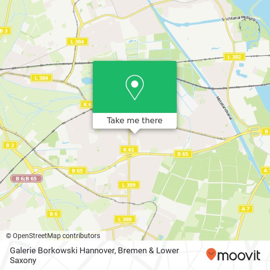 Карта Galerie Borkowski Hannover