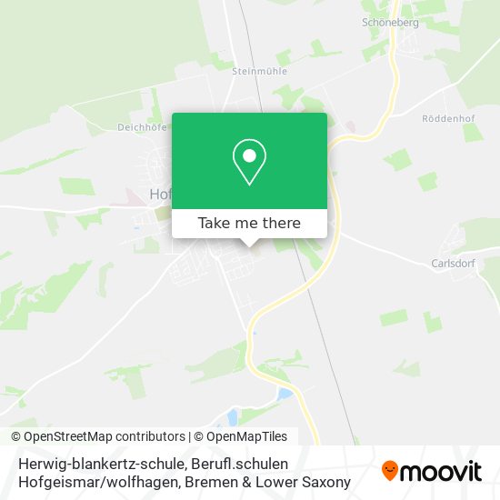Карта Herwig-blankertz-schule, Berufl.schulen Hofgeismar / wolfhagen