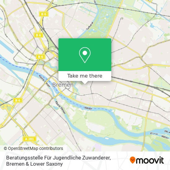 Beratungsstelle Für Jugendliche Zuwanderer map