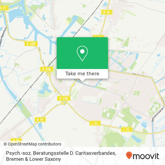 Psych.-soz. Beratungsstelle D. Caritasverbandes map