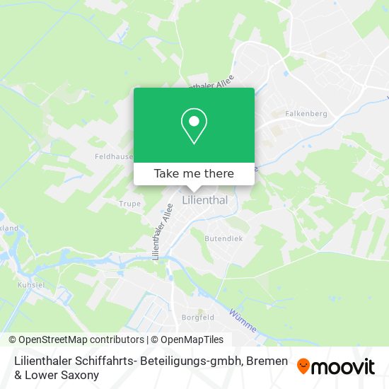 Карта Lilienthaler Schiffahrts- Beteiligungs-gmbh
