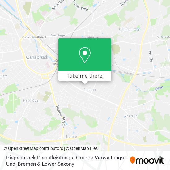 Piepenbrock Dienstleistungs- Gruppe Verwaltungs- Und map