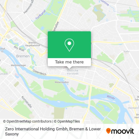 Zero International Holding Gmbh map